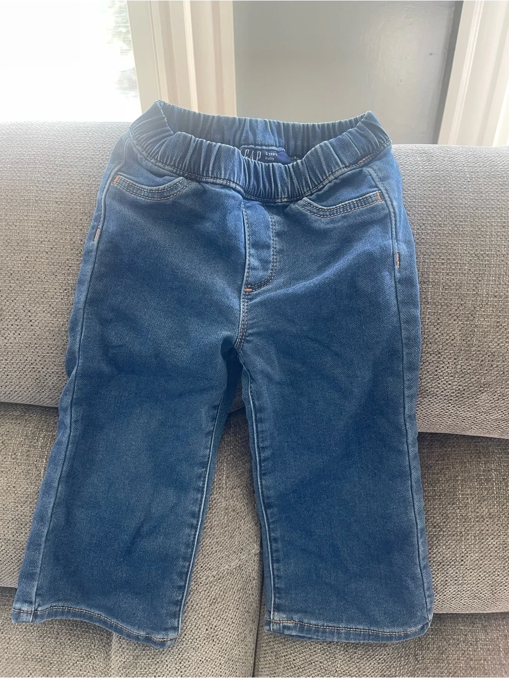 GAP Kids Dark Blue Pull-On Denim Jeans